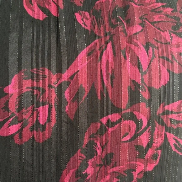 WHBM Smocked Waist Ruffle Midi Dress NWT - Picture 13 of 16